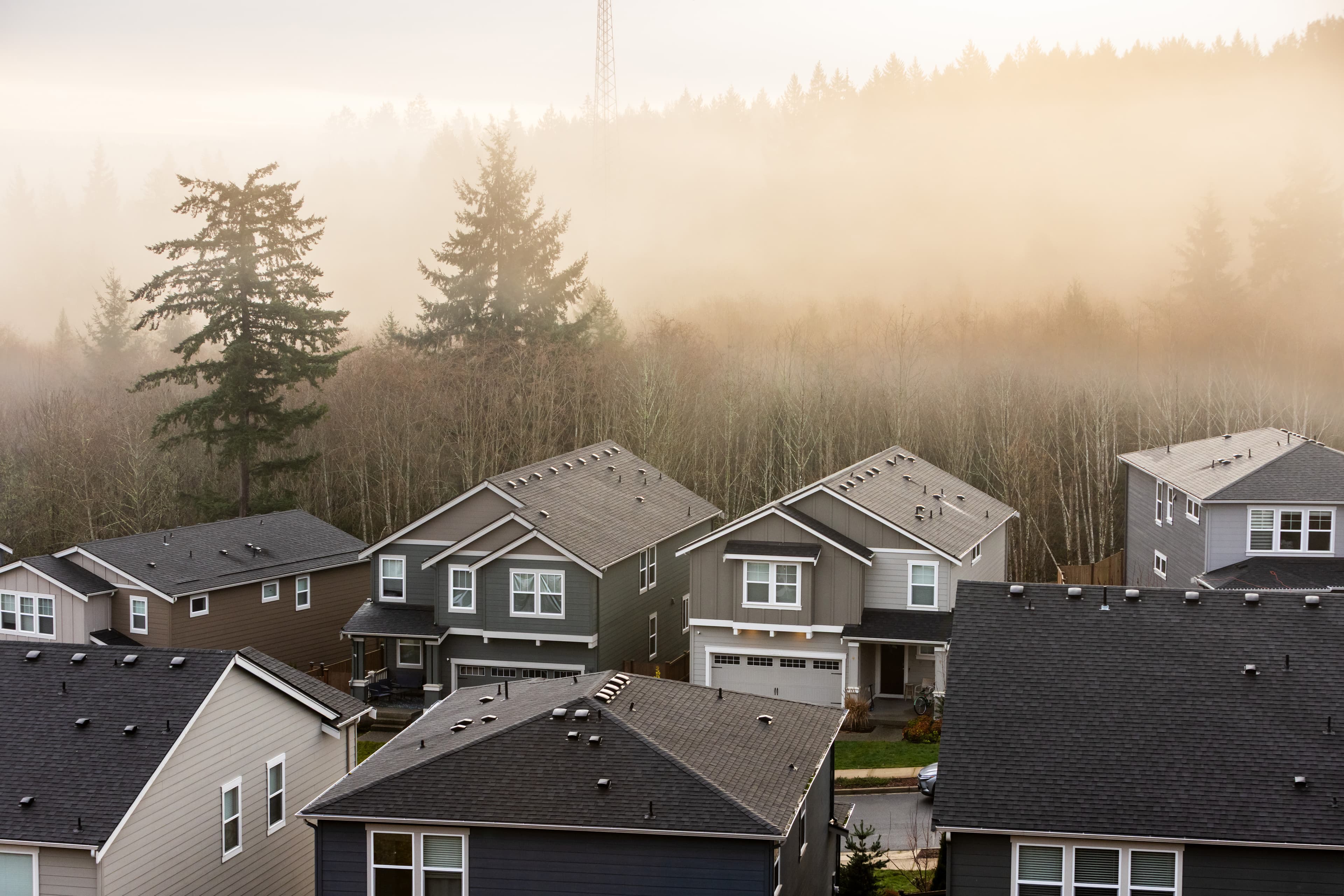 D.R. Horton community with varied Hardie® fiber cement products